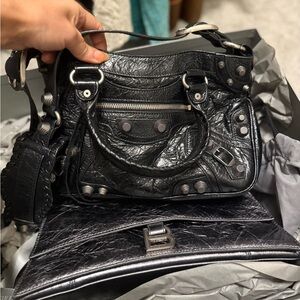 Balenciaga 2024 Handbag Motorcycle City Style